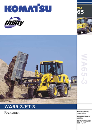 Колесни товарачи Komatsu WA65-3