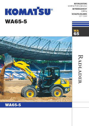 Колесни товарачи Komatsu WA65-5