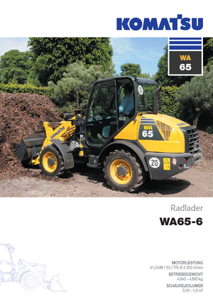 Колесни товарачи Komatsu WA65-6