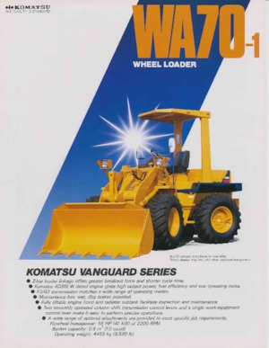 Колесни товарачи Komatsu WA 70-1