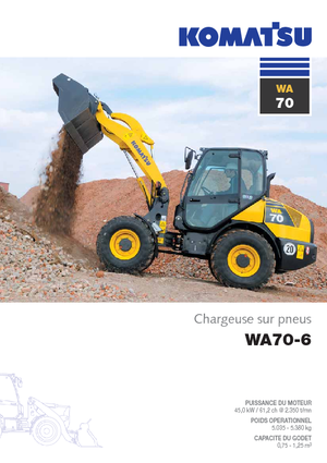 Колесни товарачи Komatsu WA70-6