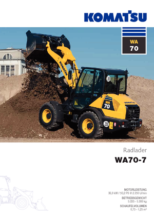 Колесни товарачи Komatsu WA70-7