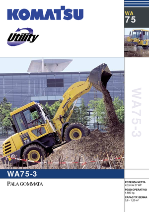 Колесни товарачи Komatsu WA75-3 Fleet