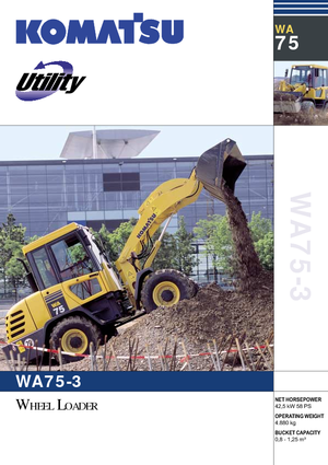 Колесни товарачи Komatsu WA75-3