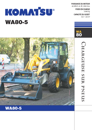 Колесни товарачи Komatsu WA80-5