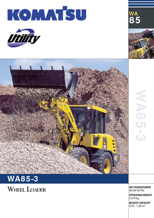 Колесни товарачи Komatsu WA85-3