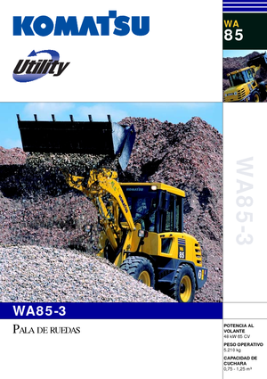 Колесни товарачи Komatsu WA85-3