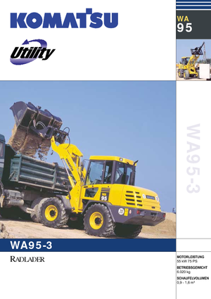Колесни товарачи Komatsu WA90-3
