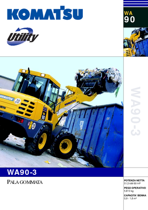 Колесни товарачи Komatsu WA90-3