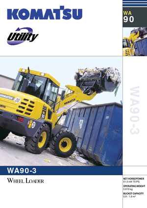Колесни товарачи Komatsu WA90-3
