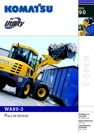Колесни товарачи Komatsu WA90-3