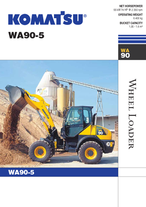 Колесни товарачи Komatsu WA90-5