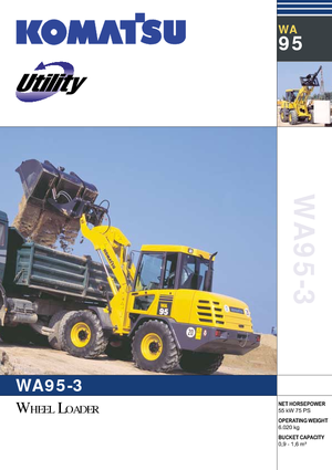 Колесни товарачи Komatsu WA95-3