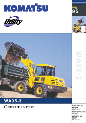 Колесни товарачи Komatsu WA95-3