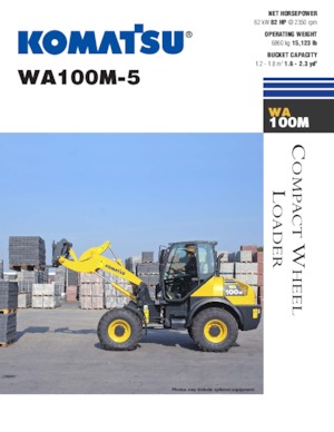 Колесни товарачи Komatsu WA100M-5