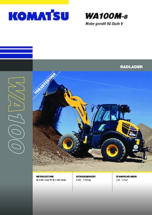 Колесни товарачи Komatsu WA100M-8E0