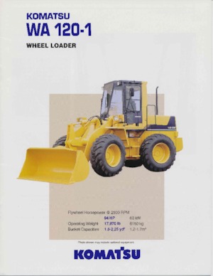 Колесни товарачи Komatsu WA120-1