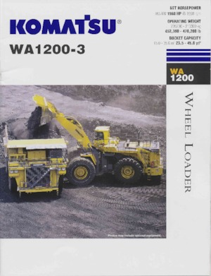 Колесни товарачи Komatsu WA1200-3