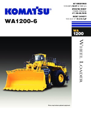 Колесни товарачи Komatsu WA1200-6