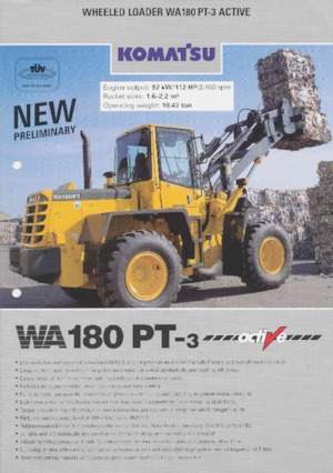 Колесни товарачи Komatsu WA180PT-3 active