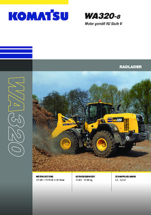 Колесни товарачи Komatsu WA320-8E0
