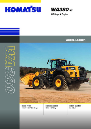 Колесни товарачи Komatsu WA380-8E0