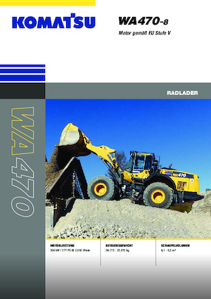 Колесни товарачи Komatsu WA470-8E0