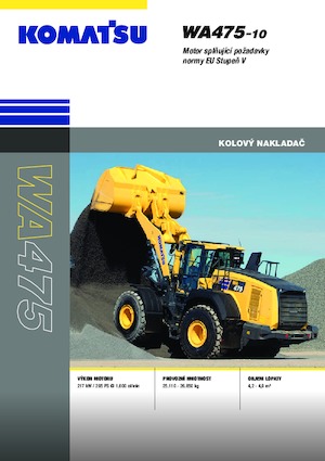 Колесни товарачи Komatsu WA475-10E0