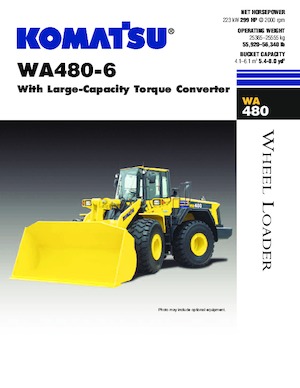 Колесни товарачи Komatsu WA480-6