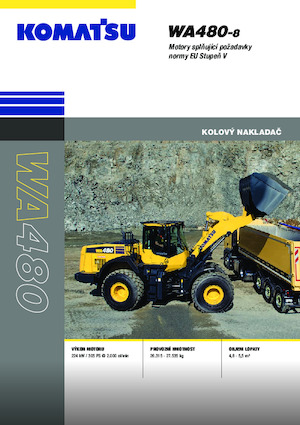 Колесни товарачи Komatsu WA480-8E0