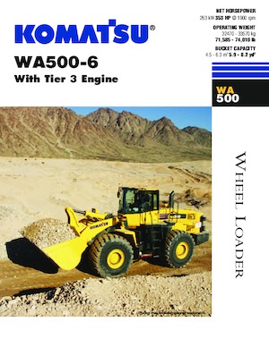 Колесни товарачи Komatsu WA500-6
