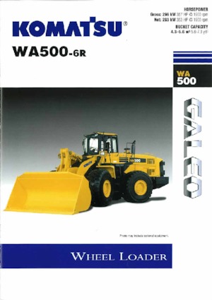 Колесни товарачи Komatsu WA500-6R
