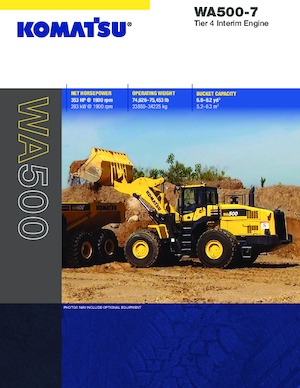 Колесни товарачи Komatsu WA500-7