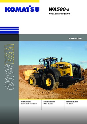Колесни товарачи Komatsu WA500-8