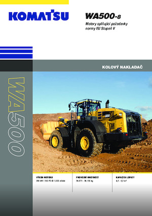 Колесни товарачи Komatsu WA500-8E0