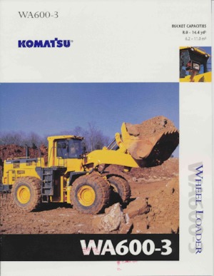 Колесни товарачи Komatsu WA600-3