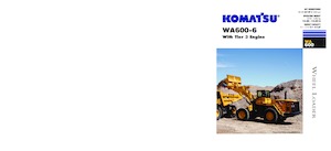 Колесни товарачи Komatsu WA600-6
