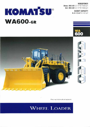 Колесни товарачи Komatsu WA600-6R