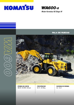 Колесни товарачи Komatsu WA600-8