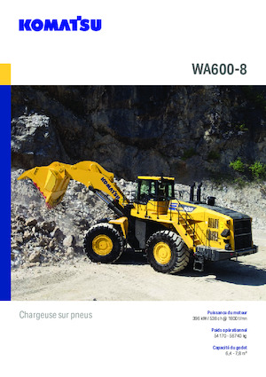 Колесни товарачи Komatsu WA600-8E0