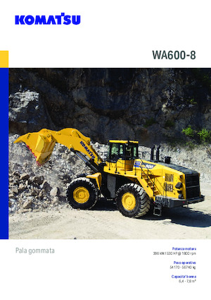 Колесни товарачи Komatsu WA600-8E0