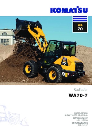 Колесни товарачи Komatsu WA70-7 