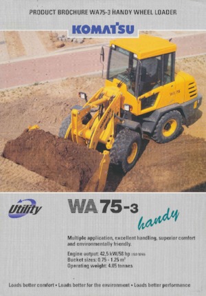 Колесни товарачи Komatsu WA75-3
