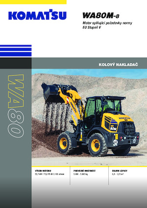 Колесни товарачи Komatsu WA80M-8E0