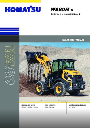 Колесни товарачи Komatsu WA80M-8E0