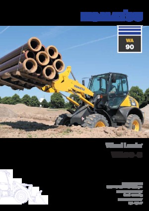 Колесни товарачи Komatsu WA90-6