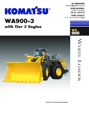 Колесни товарачи Komatsu WA900-3