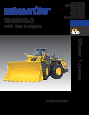 Колесни товарачи Komatsu WA900-3