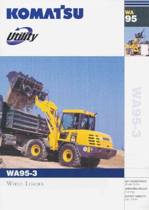 Колесни товарачи Komatsu WA95-3