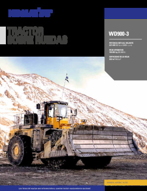 Колесна дозаторна машина Komatsu WD900-3A
